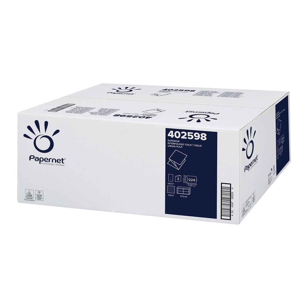 PAPIER WC CARRE FEUILLE A FEUILLE 