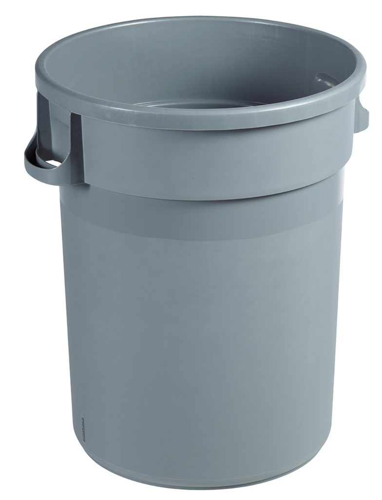 POUBELLE GRISE 80L